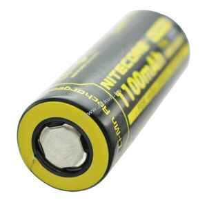 Nitecore IMR18490 3, 7V 1100mAh Flat Top lapos pluszpol Li-Ion kép