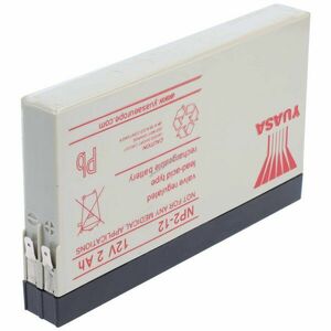 Yuasa NP2-12 12V 2000mAh akku AGM ólom-zselés kép