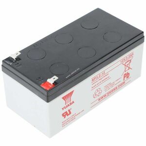 Yuasa NP3.2-12 akku 12V 3200mAh Faston 4, 8mm AGM ólom-zselés kép