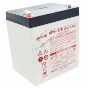 Hawker Enersys Genesis NP5-12 12V 5Ah akku AGM/ólom-zselés kép