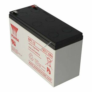 Yuasa NP7-12 NPW36-12 12V 7Ah Faston 4, 8mm akku AGM ólom kép