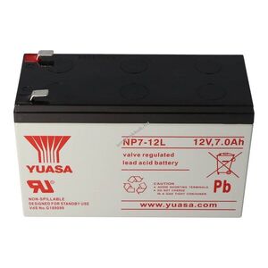 Yuasa NP7-12L 12V 7000mAh akku AGM ólom kép