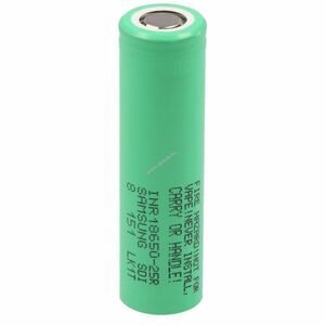 Samsung INR18650-25R 3, 7V 2500mAh akku Li-ion kép