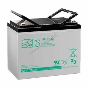 SSB SBL75-12i 12V 75Ah AGM és ólom-zselés kép