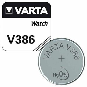 Varta V386 SR43 gombelem 1.55V 105-120mAh ezüst-oxid kép