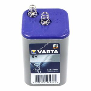 Varta 430 4R25 blokkelem lámpa speciális elem kép