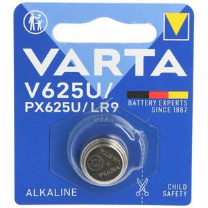 Varta V625U (PX625/EPX625/RM625) gombelem gomb fényképezőgép elem alkáli kép