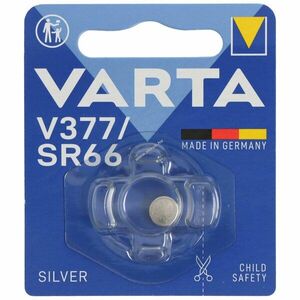 Varta gombelem 377 V377 SR66 1, 55V 27mAh 1db/csomag ezüst-oxid kép