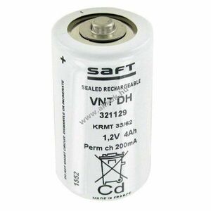 Saft VT D 1, 2V 4000mAh D (góliát) NiCd kép