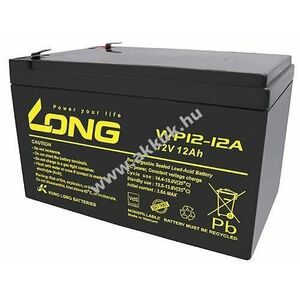 Kung Long WP12-12A F2 12V 12Ah VdS G100036 6, 3mm Faston akku AGM és ólom-zselés kép