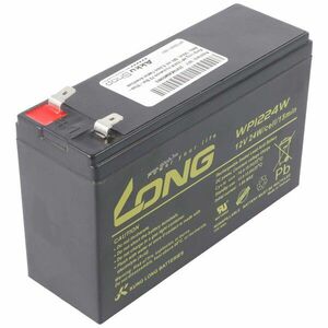 KungLong WP1224W 12V 6Ah F2 6, 3mm Faston akku AGM ólom-zselés kép
