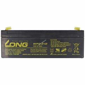Kung Long WP2.2-12 12V 2, 2Ah akku 1db/csomag VDS AGM ólom-zselés kép