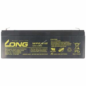 KungLong WP2.6-12 12V 2, 6Ah akku ólom-zselés AGM kép