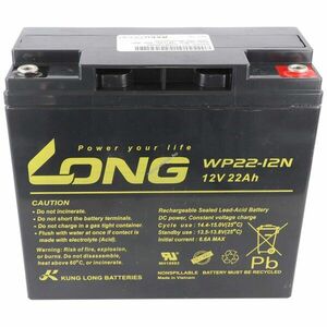 KungLong WP22-12N 12V 22Ah M6 belső menetes akku AGM és ólom-zselés kép