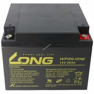 KungLong WP26-12NE F6 12V 26Ah M5 belsőmenet akku AGM ólom-zselés kép
