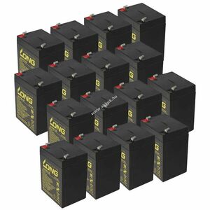 Kung Long WP5-12 12V 5Ah 16db/csomag akku kompatibilis APC APCRBC140 AGM és ólom-zselés kép