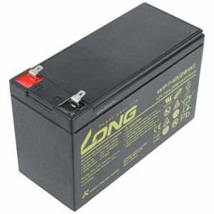 Kung Long WP7-12(28W) 12V 7Ah 4, 8mm Faston csatlakozó akku ólom-zselés AGM kép