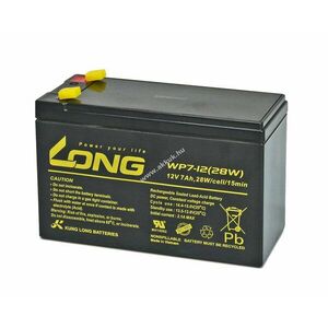 Kung Long WP7-12(28W) 12V 7000mAh 6, 3mm Faston akku AGM ólom-zselés kép