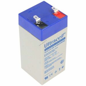 Ultracell UL4.5-4 4V 4500mAh Faston(4, 8mm) 1db/csomag AGM ólom-zselés kép