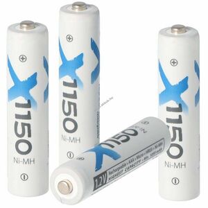XCell XC DECT telefon AAA (mikro) akku 1, 2V 1150mAh 4db/csomag NiMH kép