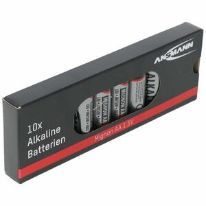 Ansmann AA Mignon ceruza LR06 1, 5V 100db/csomag hagyományos elem alkáli kép