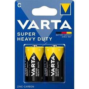 Varta C (bébi méret) R14 hagyományos elem 1.5V 2db/csomag cink-szén kép