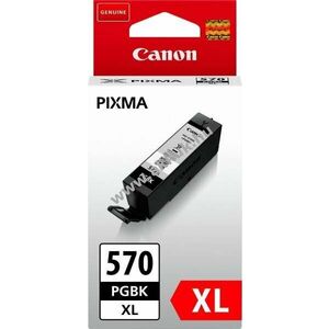 Eredeti Canon tintapatron PGI-570PGBK XL 22ml fekete nyomtató kép