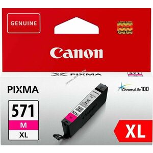 Eredeti Canon tintapatron CLI-571M XL 11ml magenta nyomtató kép