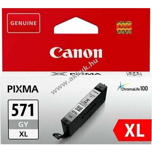 Eredeti Canon CLI-571GY XL 11ml szürke tintapatron nyomtató kép