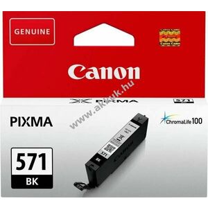 Eredeti Canon tintapatron CLI-571BK 7ml fekete nyomtató kép