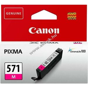 Eredeti Canon CLI-571M magenta 7ml tintapatron nyomtató kép