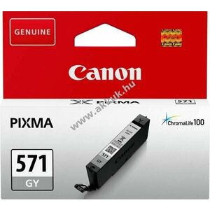 Eredeti Canon CLI-571GY tintapatron 7ml szürke nyomtató kép