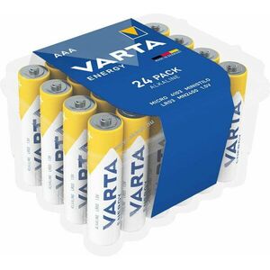 Varta Energy AAA (mikro) LR03 hagyományos elem 1.5V 24db/csomag alkáli kép
