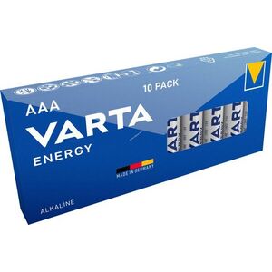 Varta Energy AAA (mikro) LR03 1.5V 10db/csomag elem alkáli kép