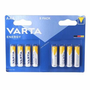 Varta Energy AAA (mikro) LR03 1.5V 8db/csomag hagyományos elem Alkaline kép