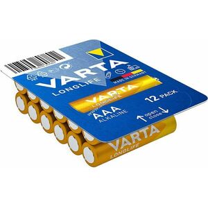 Varta AAA (mikro) LR03 1.5V 12db/csomag hagyományos elem alkáli kép