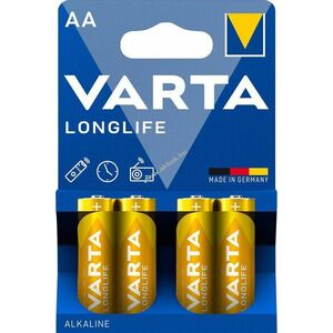 Varta AA Mignon ceruza LR06 1.5V hagyományos elem 4db/csomag alkáli kép