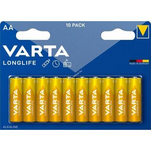 Varta AA Mignon ceruza LR06 1.5V 10db/csomag hagyományos elem alkáli kép