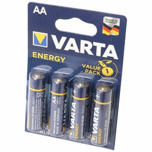 Varta Energy hagyományos elem AA Mignon ceruza LR06 1, 5V 4db/csomag alkáli kép