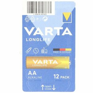 Varta AA Mignon ceruza LR06 1.5V 12db/csomag hagyományos elem alkáli kép