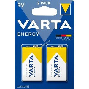 Varta Energy 6LR61 E-Block 9V 2db/csomag hagyományos elem Alkaline kép