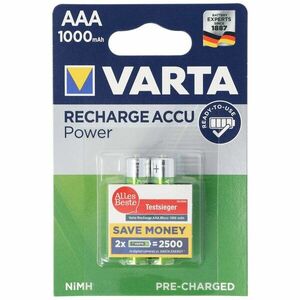Varta Ready2Use AAA (Micro) akku 1000mAh 2db/csomag dect telefon kép