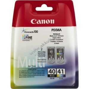 Eredeti Canon tintapatron PG-40/CL-41 fekete/színes nyomtató kombipack kép