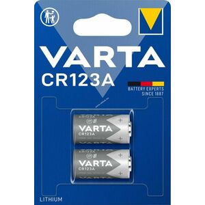 Varta CR123A 3V fényképezőgép elem 2db/csomag Lithium kép