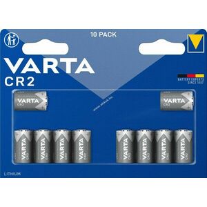 Varta CR2 3V fényképezőgép elem 10db/csomag Lithium kép