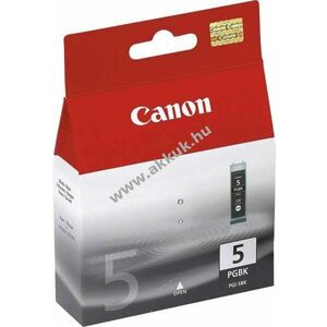 Eredeti Canon tintapatron PGI-5BK 26ml fekete nyomtatóhoz kép
