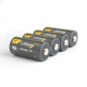 GP Batteries CR123A fényképezőgép elem 4db/csomag lítium kép