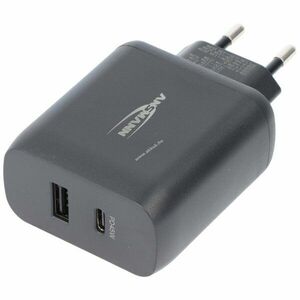 Ansmann 245PD USB-C PD töltő 45W 2x USB (USB-C PD + USB-A QC) laptopokhoz kép