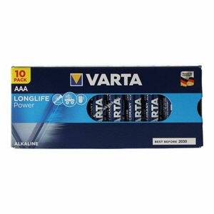 Varta Longlife Power 4903 AAA (mikro) hagyományos elem 10db/csomag (korábban High Energy) kép