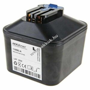 Helyettesítő akku Stryker System 6 Typ 6215 6215-000-000 9, 6V 2, 5Ah orvostechnikai NiCd kép